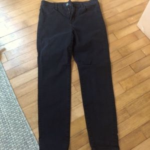 American Eagle black super stretch jeans 10 short